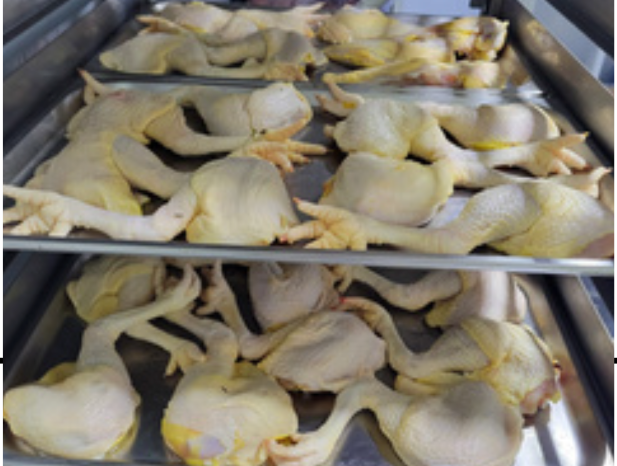 Dry Aged Three Yellow Chicken Leg